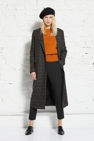 Wunderwerk Wollmantel Oversize long coat check - Verkäufer: