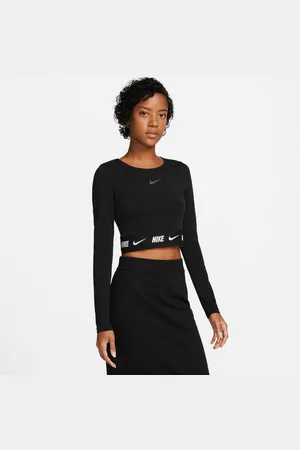 Nike Langarmshirt W NSW CROP TAPE LS TOP