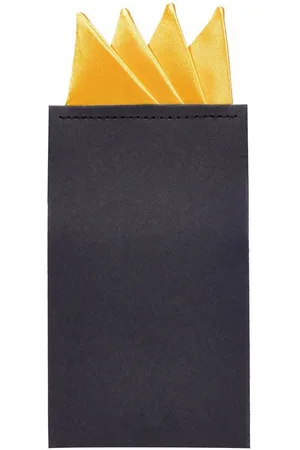 DonDon Einstecktuch Herren Einstecktuch vorgefaltet für den perfekten Sitz, (Packung, 1-St), vorgefaltet, mit Karton verstärkt, Seidenlook - Verkäufer: urban-styles