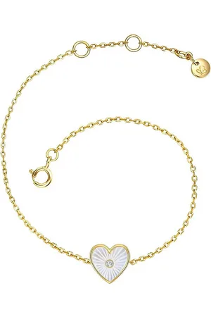 Glanzstücke Silberarmband gelbgold, aus Sterling Silber - Verkäufer: Juvalia