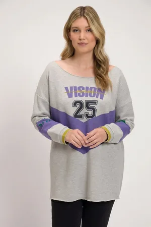 Ulla Popken Strickpullover Sweater Vision Rollkanten Rundhals Langarm - Verkäufer: Popken Fashion Group