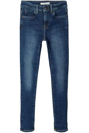 NAME IT Skinny-fit-Jeans Mädchen Skinny Fit Jeans hochtailliert - Verkäufer: Schnubby-de