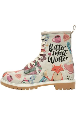 Dogo Damen Boots Bitter Sweet Winter Vegan Damen Boots / Female Schnürboots Vegan