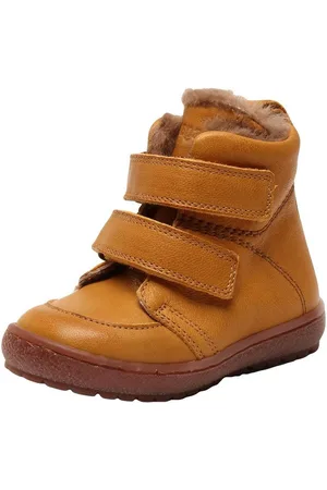 Bisgaard Stiefel Lauflernschuhe Storm Lammfell Gelb Schnürstiefelette - Verkäufer: Alex und Elis Kinderschuhe