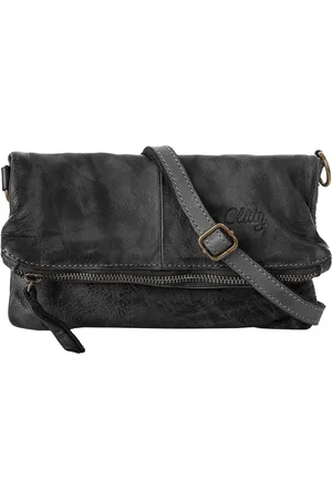 Cluty Abendtasche, echt Leder, Made in Italy