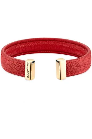 KangaROOS Armspange Schmuck Geschenk, LederArmkette verschiedene Farben