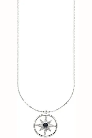 KangaROOS Kette mit Anhänger Schmuck Geschenk Silber 925 Halsschmuck Halskette Ankerkette Wind, mit Zirkonia (synth)