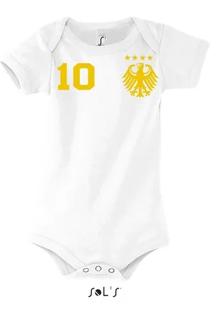 Blondie & Brownie Strampler Deutschland Germany Kinder Baby Sport Trikot Body Fussball Meister EM - Verkäufer: Hubihu