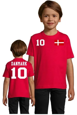 Blondie & Brownie T-Shirt Kinder Dänemark Denmark Sport Trikot Fußball Weltmeister EM - Verkäufer: Hubihu