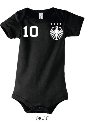 Blondie & Brownie Strampler Deutschland Germany Kinder Baby Sport Trikot Body Fussball Meister EM - Verkäufer: Hubihu