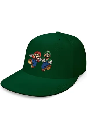 Blondie & Brownie Snapback Cap Unisex Erwachsene Mario und Luigi Stick Patch Super Retro Konsole One Size - Verkäufer: Hubihu
