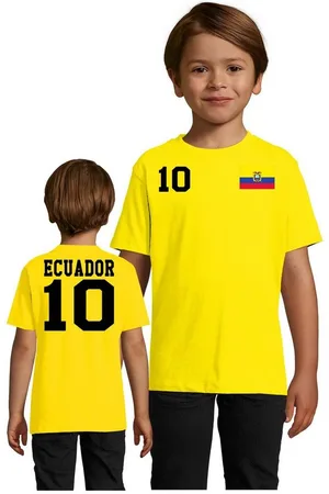 Blondie & Brownie T-Shirt Kinder Ecuador Sport Trikot Fußball Weltmeister WM Copa America - Verkäufer: Hubihu