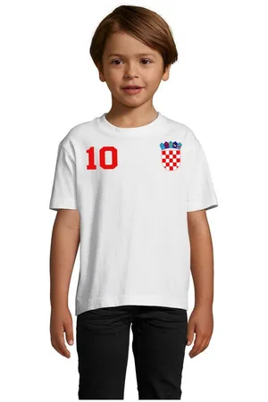 Blondie & Brownie T-Shirt Kinder Kroatien Hrvatska Sport Trikot Fußball Meister WM Europa EM - Verkäufer: Hubihu