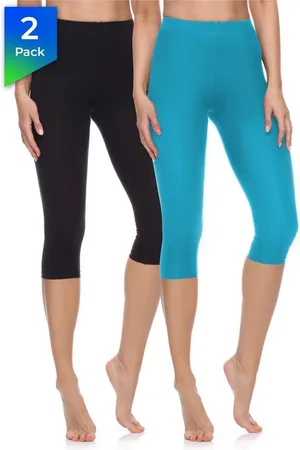 Merry Style Leggings Caprihose Damen 3/4 Hosen MS10-199 (2-tlg) aus Baumwolle - Verkäufer: HISERT
