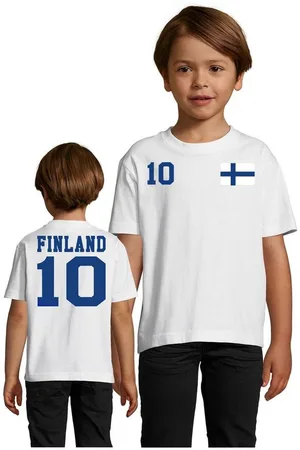 Blondie & Brownie T-Shirt Kinder Damen Finnland Skandinavien Sport Trikot Fußball Meister EM - Verkäufer: Hubihu