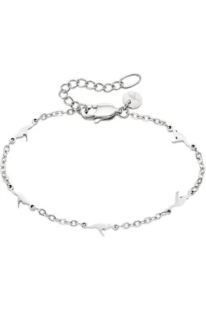 KangaROOS Edelstahlarmband Schmuck Geschenk, Armkette Ankerkette Känguru