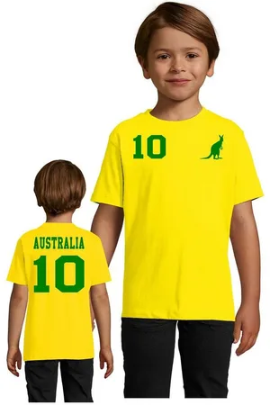 Blondie & Brownie T-Shirt Kinder Australien Sport Trikot Fußball Weltmeister Meister WM - Verkäufer: Hubihu