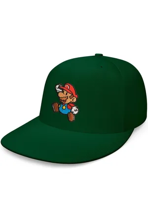 Blondie & Brownie Snapback Cap Unisex Erwachsene Mario Stick Patch Luigi Super Retro Snapback - Verkäufer: Hubihu