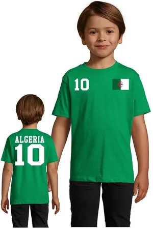 Blondie & Brownie T-Shirt Kinder Algerien Algeria Sport Trikot Fußball Weltmeister WM Afrika - Verkäufer: Hubihu