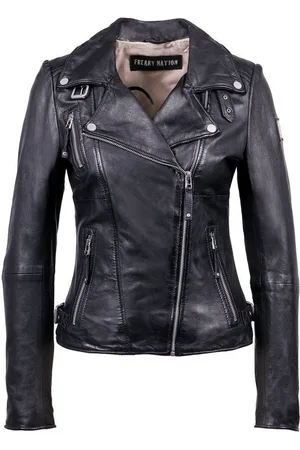 Freaky Nation Lederjacke Biker Princess Echtleder, Tailliert, Asymmetrischer Reißverschluss - Verkäufer: P-Graph GmbH Mode & mehr