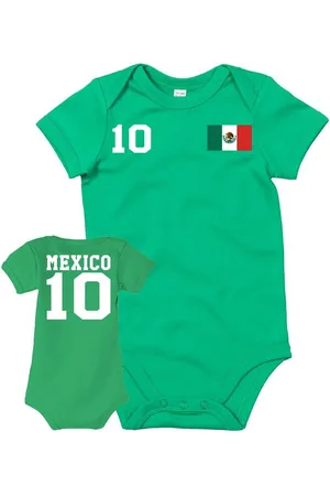 Blondie & Brownie Strampler Kinder Baby Mexiko Mexico Sport Trikot Fußball Meister WM Copa America - Verkäufer: Hubihu
