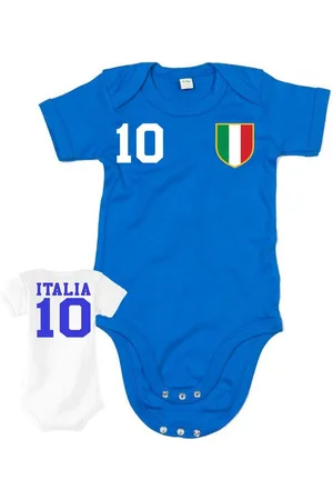 Blondie & Brownie Strampler Italien Kinder Baby Sport Trikot Body Fussball Meister WM EM - Verkäufer: Hubihu