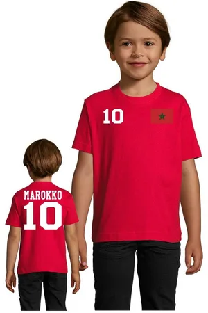 Blondie & Brownie T-Shirt Kinder Marokko Morocco Sport Trikot Fußball Meister WM Afrika Cup - Verkäufer: Hubihu