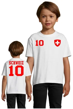 Blondie & Brownie T-Shirt Kinder Schweiz Swiss Sport Trikot Fußball Meister WM Europa EM - Verkäufer: Hubihu