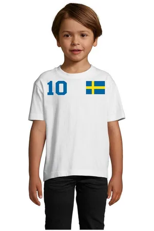 Blondie & Brownie T-Shirt Kinder Schweden Sweden Sport Trikot Fußball Meister WM Europa EM - Verkäufer: Hubihu
