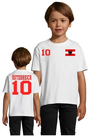 Blondie & Brownie T-Shirt Kinder Österreich Austria Sport Trikot Fußball Meister WM EM - Verkäufer: Hubihu
