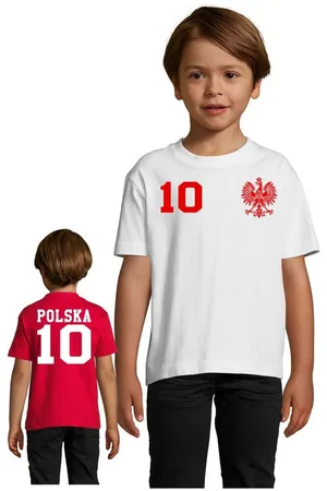 Blondie & Brownie T-Shirt Kinder Polen Polska Sport Trikot Fußball Weltmeister WM Europa EM - Verkäufer: Hubihu