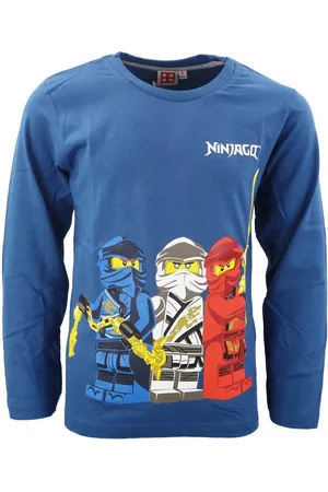 LEGO Wear Langarmshirt Ninjago Jungen Kinder langarm Shirt Gr. 98 bis 128, Baumwolle - Verkäufer: WS-Trend