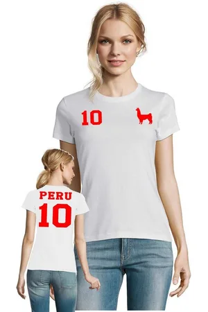 Blondie & Brownie T-Shirt Damen Peru Sport Trikot Fußball Weltmeister Meister WM Copa America - Verkäufer: Hubihu