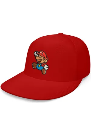 Blondie & Brownie Snapback Cap Unisex Erwachsene Mario Stick Patch Luigi Super Retro Snapback - Verkäufer: Hubihu
