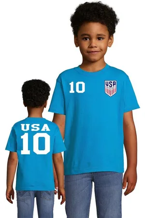 Blondie & Brownie T-Shirt Kinder USA Vereinigte Staaten Sport Trikot Fußball Meister Copa - Verkäufer: Hubihu