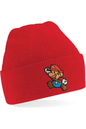 Blondie & Brownie Beanie Unisex Erwachsenen Mütze Mario Stick Patch Konsole Super Retro - Verkäufer: Hubihu
