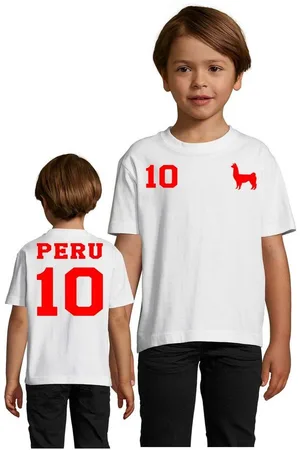 Blondie & Brownie T-Shirt Kinder Peru Sport Trikot Fußball Weltmeister WM Copa America - Verkäufer: Hubihu
