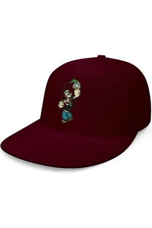 Blondie & Brownie Snapback Cap Unisex Erwachsene Popeye Stick Patch Spinat Stark Fitnes Gym One Size - Verkäufer: Hubihu