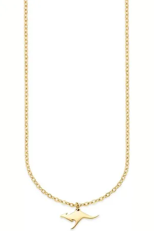 KangaROOS Kette mit Anhänger Schmuck Geschenk, Halskette Ankerkette Känguru