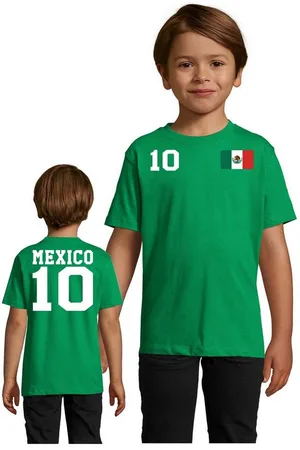 Blondie & Brownie T-Shirt Kinder Mexiko Mexico Sport Trikot Fußball Meister WM Copa America - Verkäufer: Hubihu