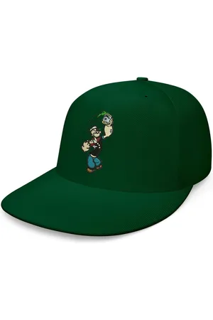 Blondie & Brownie Snapback Cap Unisex Erwachsene Popeye Stick Patch Spinat Stark Fitnes Gym One Size - Verkäufer: Hubihu