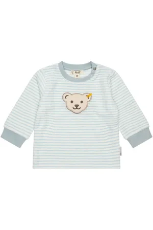 Steiff Hausanzug Set Hose + Sweatshirt GOTS Baby Wellness gestreift - Verkäufer: