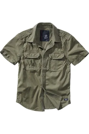 Brandit Outdoorhemd Vintage Hemd Kurzarm - Verkäufer: Bundeswehr und mehr
