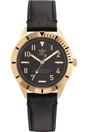 adidas Quarzuhr EDITION THREE AOFH225042I, Armbanduhr, Damenuhr, Herrenuhr, unisex, analog, Lederarmband