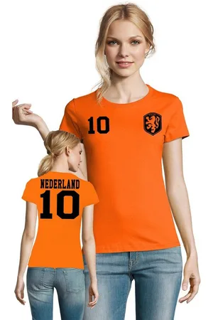 Blondie & Brownie T-Shirt Damen Niederlande Holland Sport Trikot Fußball Meister WM EM - Verkäufer: Hubihu