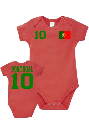 Blondie & Brownie Strampler Kinder Baby Portugal Sport Trikot Fußball Weltmeister WM Europa EM - Verkäufer: Hubihu