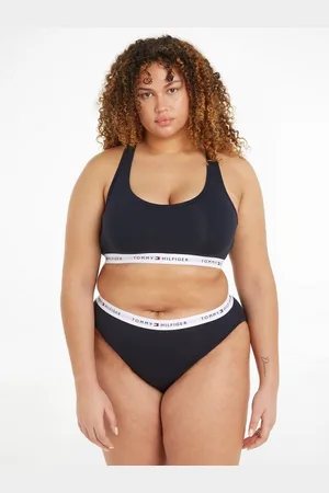 Tommy Hilfiger Sport-Bustier mit TH-Schriftzügen auf dem Unterbrustband