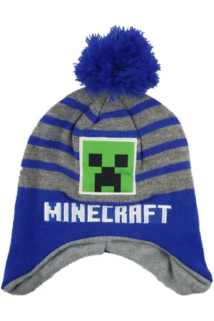 Minecraft Bommelmütze Creeper Jungen Kinder Wintermütze Gr. 52 bis 54 - Verkäufer: WS-Trend