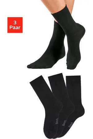 Bench Socken (Packung, 3-Paar) Damensocken aus flauschigem Material mit wärmender Wolle