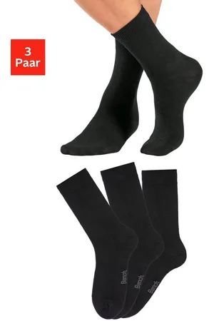 Bench Socken (Packung, 3-Paar) Herrensocken mit wärmender Wolle